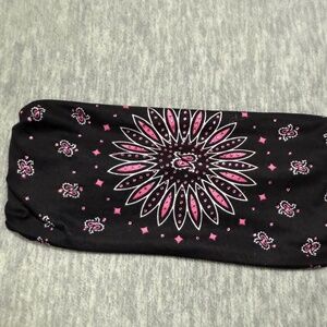Harley-Davidson Starburst Pink & Black Bling Bling Doo Rag
